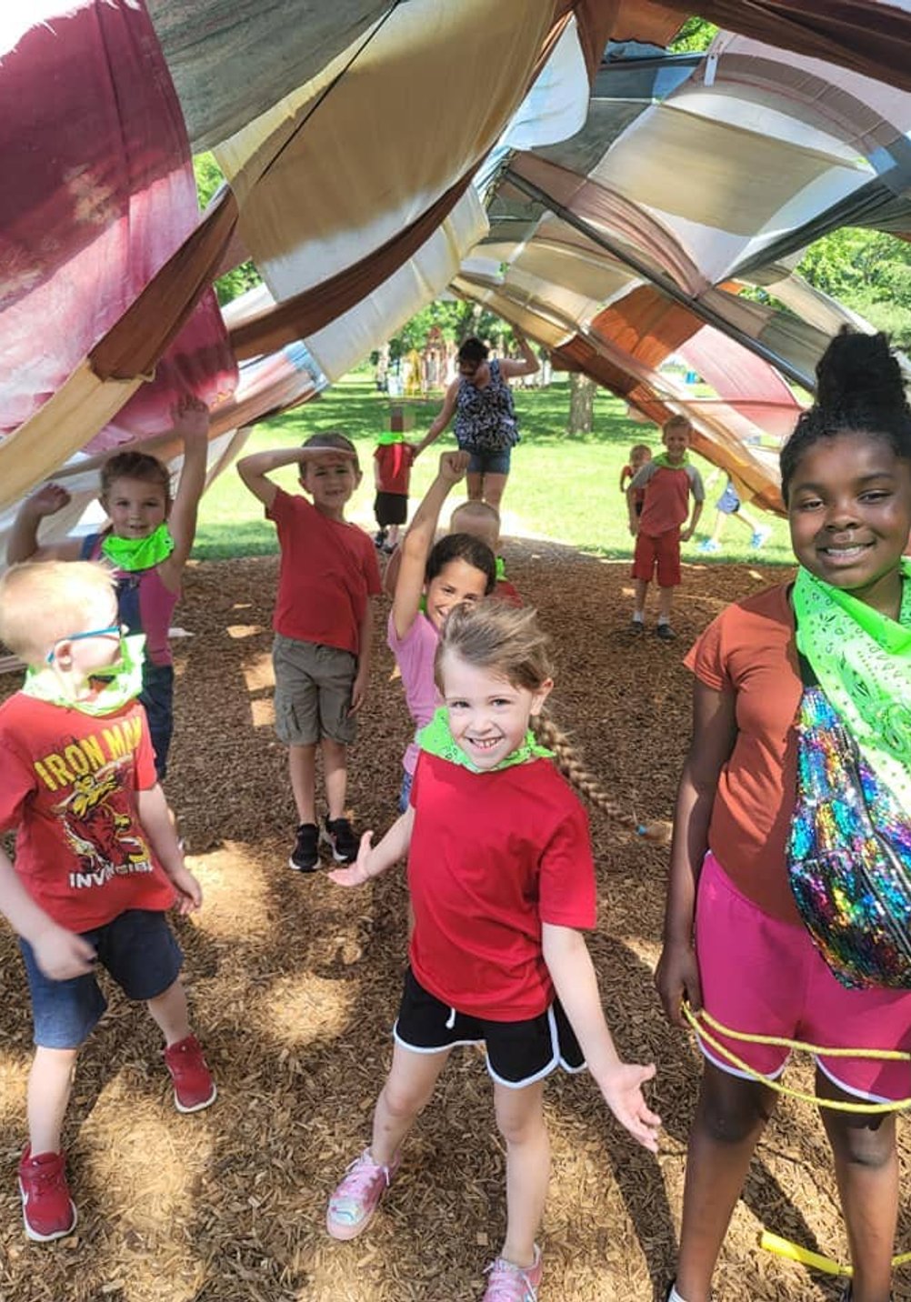 Children playing at Mini Adventures Preschool & Daycare in Warrensburg, MO.