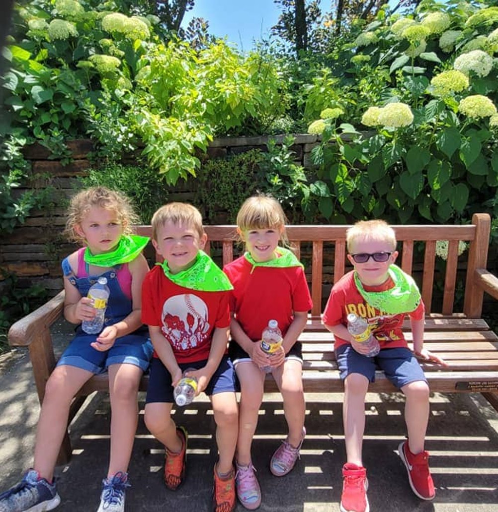 Children at Mini Adventures Preschool Warrensburg enjoying outdoor time.