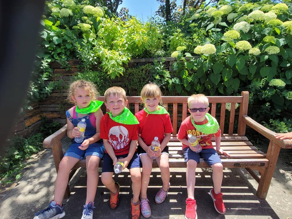 Children at Mini Adventures Preschool Warrensburg enjoying outdoor time.