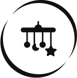 Montessori-inspired infant daycare mobile in Warrensburg, MO for babies aged 6 weeks to 2 years.